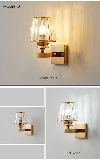 Nordic Minimalist Wall Lamp with Glass Shade