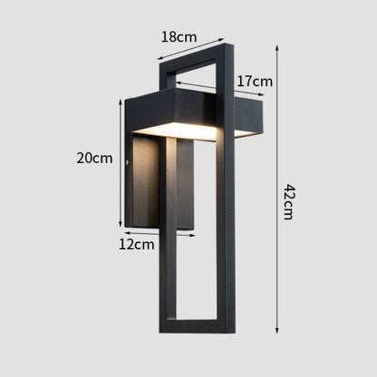 Geometric Outdoor Wall Sconce - EDLM